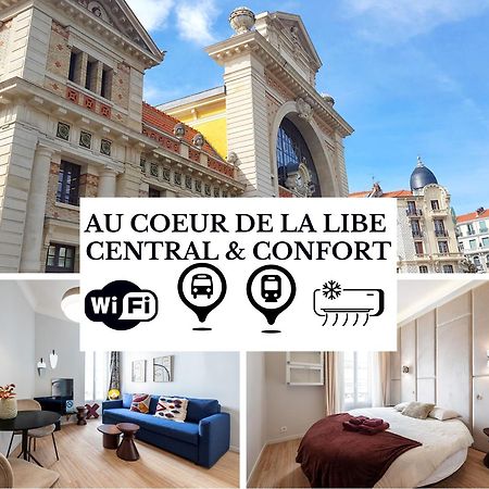 Au Coeur De La Libe - Ac - Central - Pres Tram Et Supermarches - Lit Xxl Niza Exterior foto
